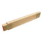 Wooden folding ruler 2M with 10 joints birch (class III)